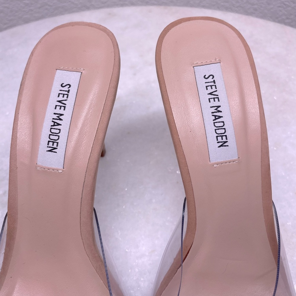 Steve Madden Mule Pointed Toe Sz 8 Moxxi 3.5” Hee… - image 2